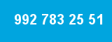 992 783 25 51 992 783 25 51